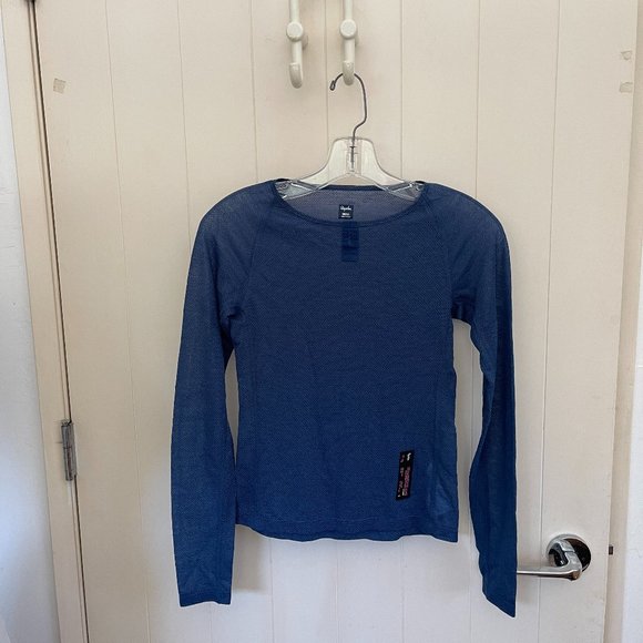 Rapha Blue Long Sleeve Women's Tee - Picture 1 of 5